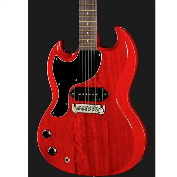 Harley Benton DC-60 Junior LH Faded Cherry – photo 6