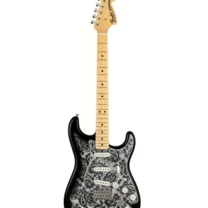 Avis, Test et Meilleur Prix pour la guitare Fender MIJ Strat MN Black Paisley