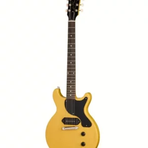 Avis et essai en ampli de la guitare électrique Gibson LP Junior Double Cut TV Yellow