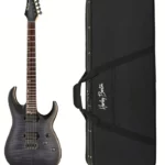 Notre avis tranché sur la guitare électrique Harley Benton Amarok-6 BKNT Flame Bur w/Case
