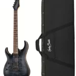 Notre avis tranché sur la guitare électrique Harley Benton Amarok 6 LH BKNT Flame w/Case