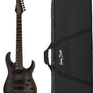 Harley Benton Amarok-7 BKNT Flame Bur w/Case : Que vaut cette guitare sur scène ? Test