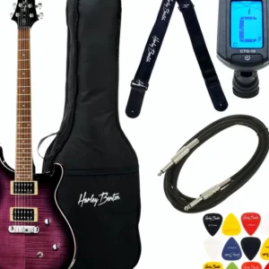 Guitare électrique Harley Benton CST-24 Purple Burst Bundle : Le test ultime et notre verdict