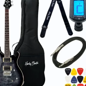 Guitare Harley Benton CST-24T Black Flame Bundle : Avis des musiciens, Son et Test