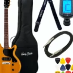 Que vaut vraiment la Harley Benton DC-Junior FAT TV Yellow Bundle ? Test, Micros et Essai
