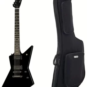 Avis et essai en ampli de la guitare électrique Harley Benton Extreme-84 Progressive w/Bag
