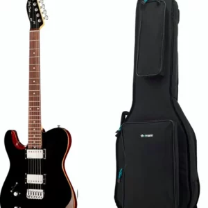 Notre test sans filtre de la guitare électrique Harley Benton Fusion-T HH HT LH EB BK w/Bag