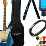 La guitare Harley Benton JA-60CC LH Lake Placid Bundle passée à la loupe : Avis et Test
