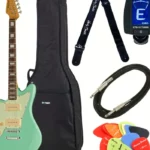 Rock, Metal, Blues : Avis sur la polyvalence de la Harley Benton JA-60CC LH Seafoam Gree Bundle
