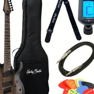 Notre avis tranché sur la guitare électrique Harley Benton MultiScale-7 BBB Bundle