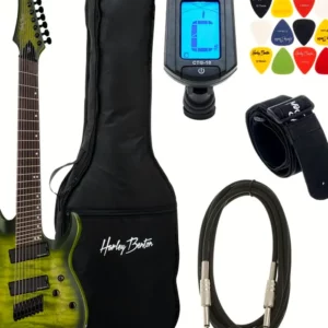 Harley Benton MultiScale-8 QEB Bundle : L’avis définitif sur cette guitare électrique