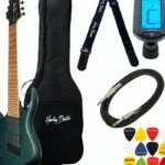 Notre test sans filtre de la guitare électrique Harley Benton R-457FFB LH Roasted Mul Bundle
