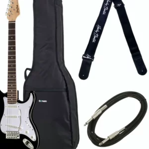 Guitare électrique Harley Benton ST-20 BK St. Series Bundle : Retour d’expérience et Analyse