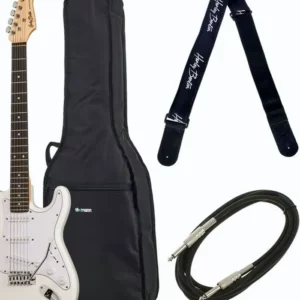 Test complet et Avis de la guitare Harley Benton ST-20 WH St. Series Bundle