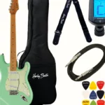 Harley Benton ST-62CC MN Seafoam Gree Bundle : L’avis complet avant d’acheter cette électrique