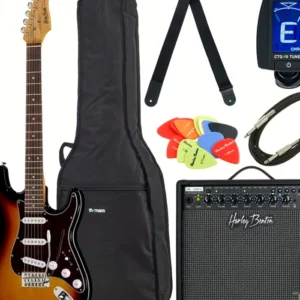 Guitare Harley Benton ST-62SB Vintage Series Bundle : Test, sensations de jeu et verdict