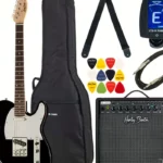 Notre test sans filtre de la guitare électrique Harley Benton TE-20BK Standard Series Bundle