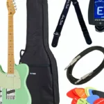 Avis et essai en ampli de la guitare électrique Harley Benton TE-62CC LH SFG Bundle