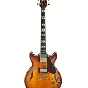 Avis et essai en ampli de la guitare électrique Ibanez AM153FM-ATT