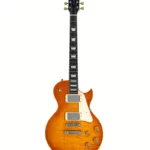 Test et avis détaillé de la guitare électrique Larry Carlton L5 Amber Burst