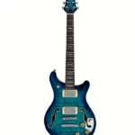 Larry Carlton Q7 Hollow Transparent Blue : Prix, Lutherie, Micros et Avis sur ce modèle