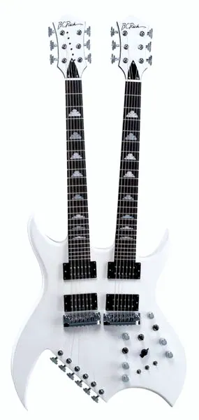BC Rich Rich B Legacy Double Neck WH