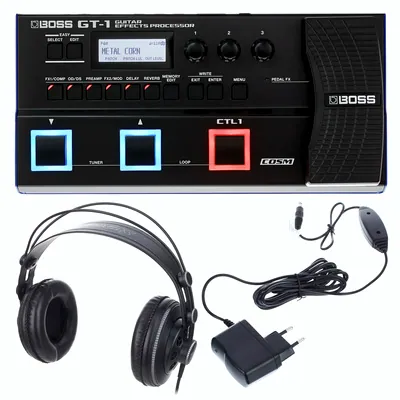 Boss GT-1 Guitar Multi-FX Pe Bundle - Photos, Tests & Avis