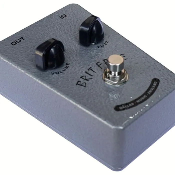 British Pedal Company Dallas Brit Face Fuzz Silver – photo 5