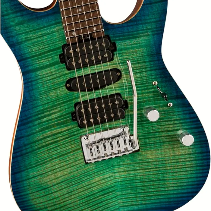 Charvel MJ DK24 HSH Carribean Burst – photo 5