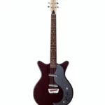 Avis guitare électrique Danelectro Classic 59 Maroon Silver Glitt