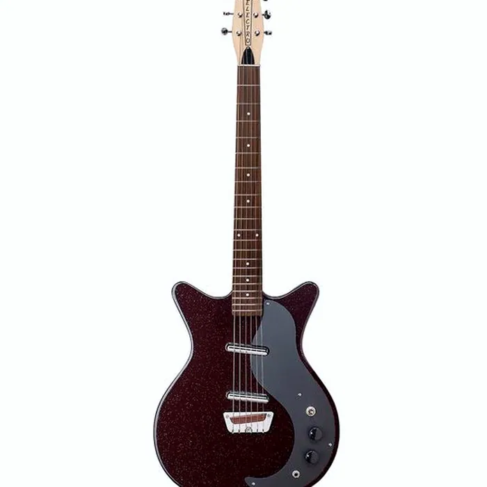Danelectro Classic 59 Maroon Silver Glitt – photo 2