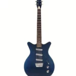 Guitare électrique Danelectro Triple Divine Blue Metallic Test & Avis