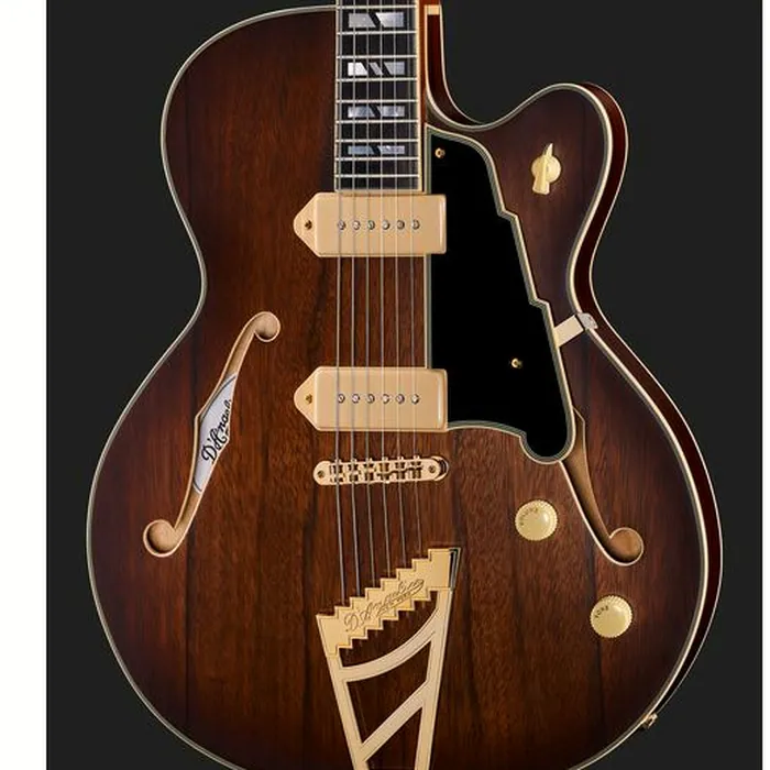 DAngelico Deluxe 59 Satin Brown Burst – photo 6