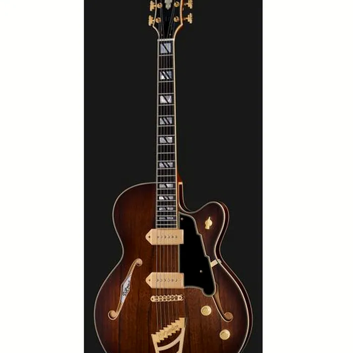 DAngelico Deluxe 59 Satin Brown Burst – photo 4