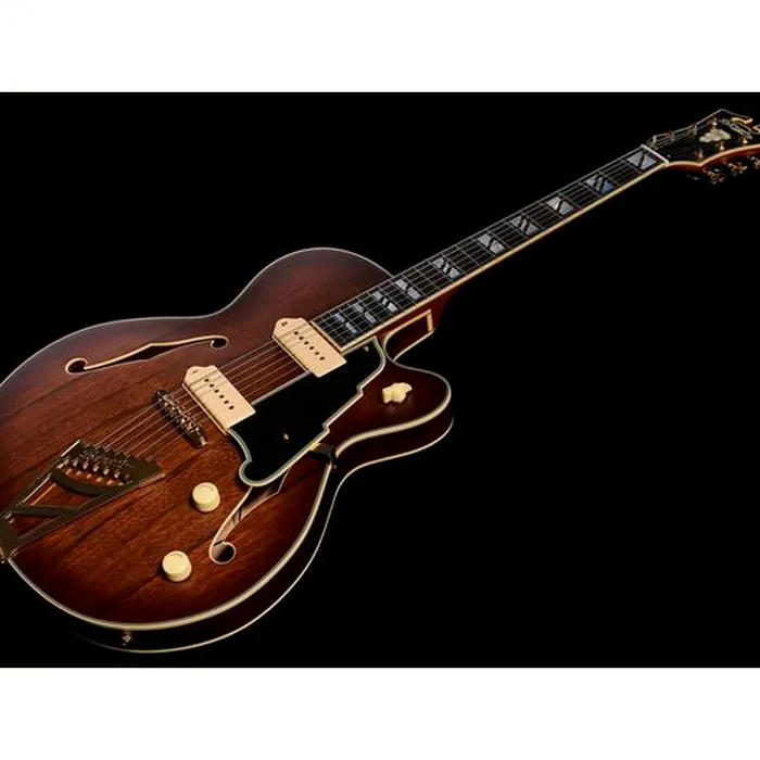 DAngelico Deluxe 59 Satin Brown Burst – photo 11
