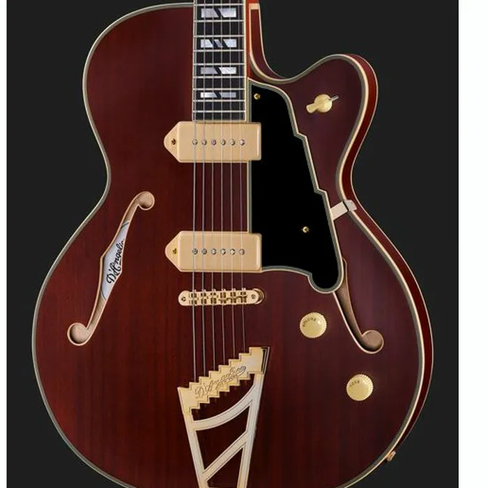 DAngelico Deluxe 59 Satin Trans Wine – photo 6