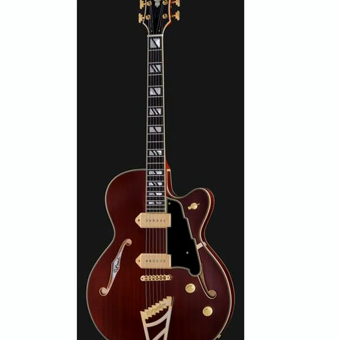 DAngelico Deluxe 59 Satin Trans Wine – photo 4