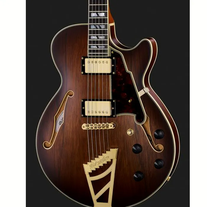 DAngelico Deluxe SS Satin Brown Burst – photo 6