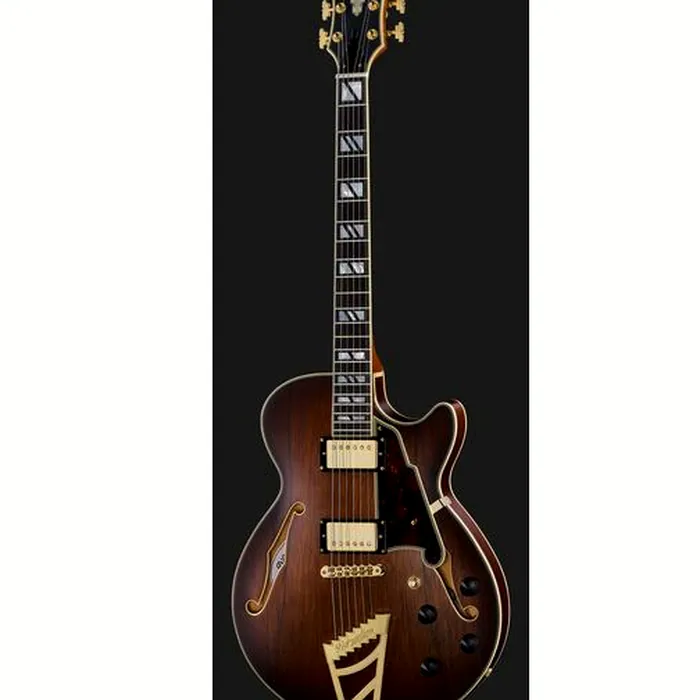 DAngelico Deluxe SS Satin Brown Burst – photo 4