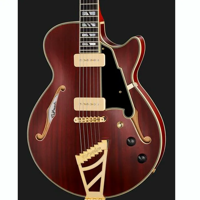 DAngelico Deluxe SS Satin Trans Wine – photo 6