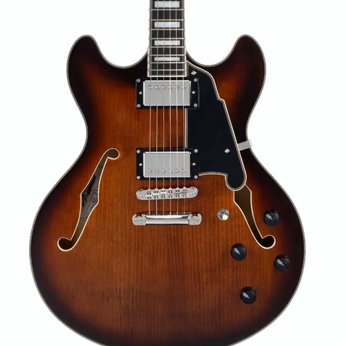 DAngelico Premier DC Brown Burst – photo 7