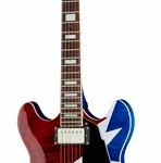 La guitare électrique DAngelico Premier Grateful Dead DC RWB | Test, Avis & Comparatif
