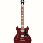 Avis sur DAngelico Premier Mini DC Burnt Red – Test guitare électrique