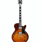 La guitare électrique DAngelico Premier SS Dark Iced Tea Burst Test et Avis