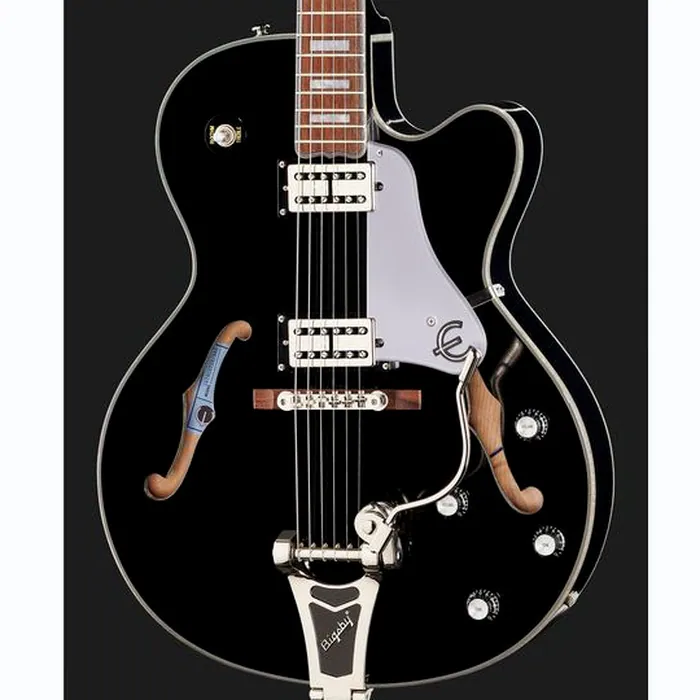 Epiphone Emperor Swingster Black Aged – photo 6