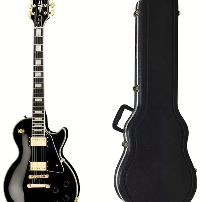 Epiphone Les Paul Custom Ebony w/Case – photo 2