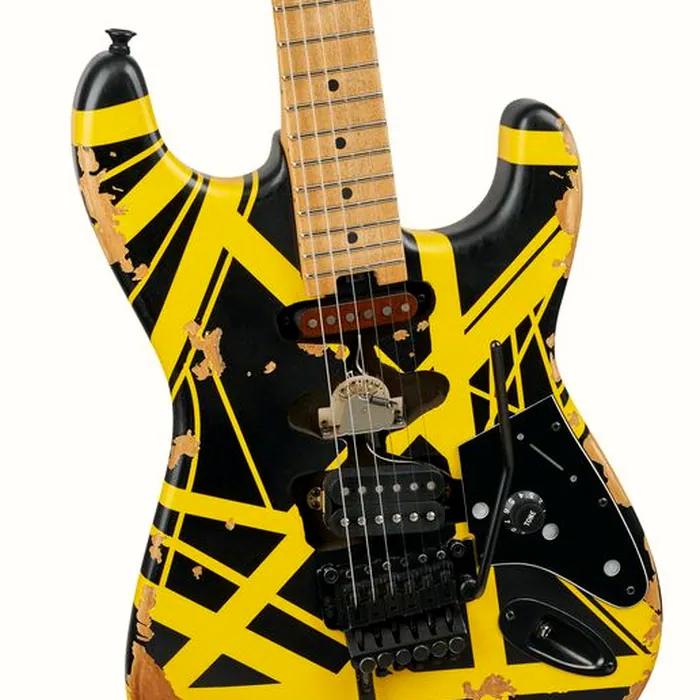 Evh Frankie Striped MN Relic B/Y – photo 5