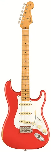 Fender 50 Strat Road Worn Fiesta Red