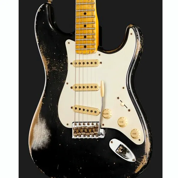 Fender 56 Strat Black Hvy Relic MBJS – photo 6