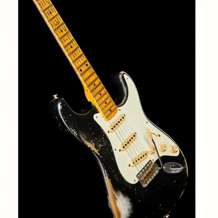 Fender 56 Strat Black Hvy Relic MBJS – photo 12